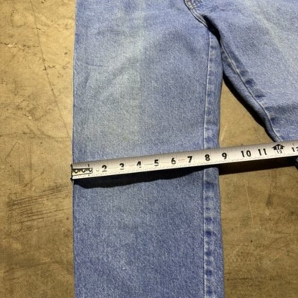 Vintage 90s Levi’s Native Blue High Waist Taper Light Wash Denim Jeans Size 9 Jr - Picture 4 of 14